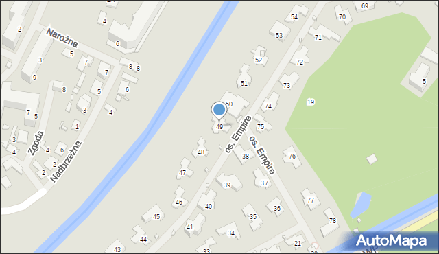 Konstancin-Jeziorna, Aleja Wojska Polskiego, 49, mapa Konstancin-Jeziorna