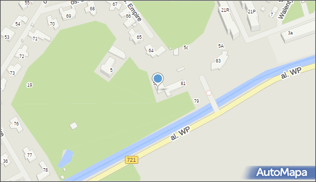 Konstancin-Jeziorna, Aleja Wojska Polskiego, 5b, mapa Konstancin-Jeziorna