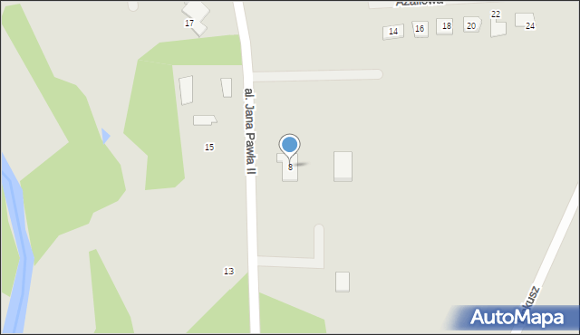 Koronowo, Aleja Jana Pawła II, 8, mapa Koronowo