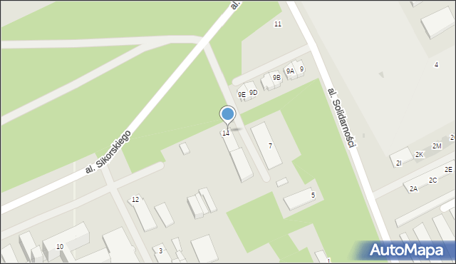 Kozienice, Aleja Sikorskiego Władysława, gen., 9, mapa Kozienice