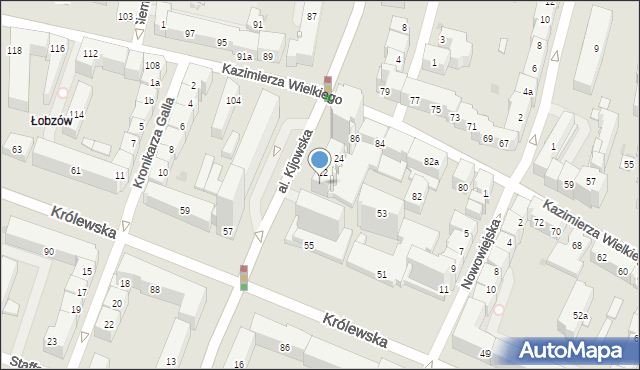 Kraków, Aleja Kijowska, 22b, mapa Krakowa