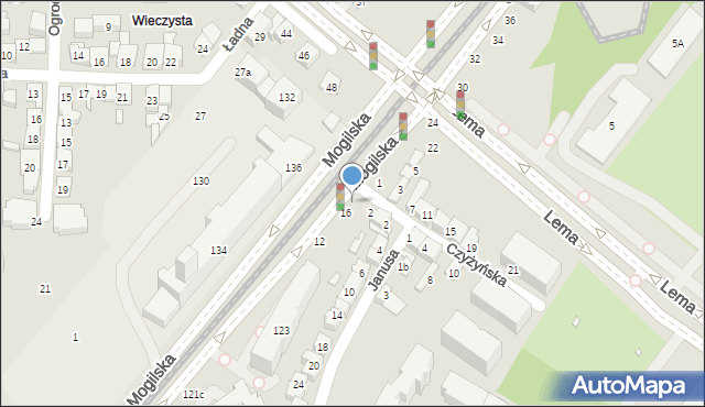 Kraków, Aleja Jana Pawła II, 18, mapa Krakowa