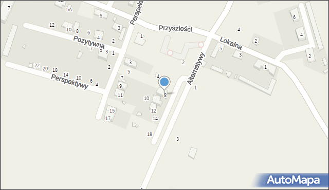 Łazy, Alternatywy, 8, mapa Łazy