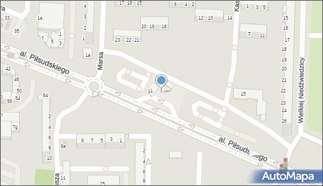 Legnica, Aleja Piłsudskiego Józefa, marsz., 59, mapa Legnicy