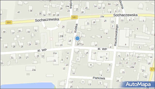 Leszno, Aleja Wojska Polskiego, 16, mapa Leszno