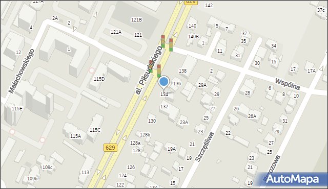 Marki, Aleja Piłsudskiego Józefa, marsz., 134, mapa Marki