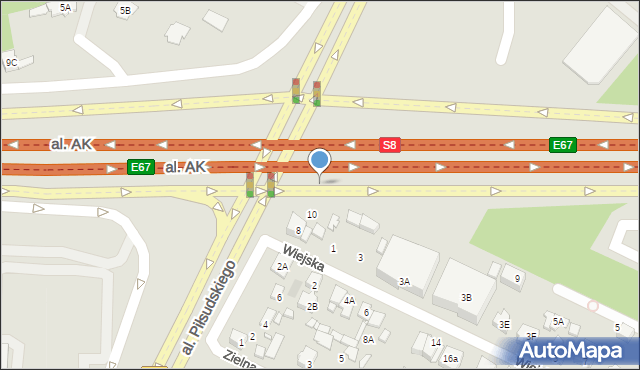 Marki, Aleja Piłsudskiego Józefa, marsz., 14, mapa Marki