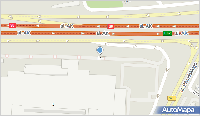 Marki, Aleja Piłsudskiego Józefa, marsz., 1c, mapa Marki