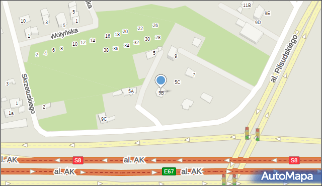 Marki, Aleja Piłsudskiego Józefa, marsz., 5B, mapa Marki