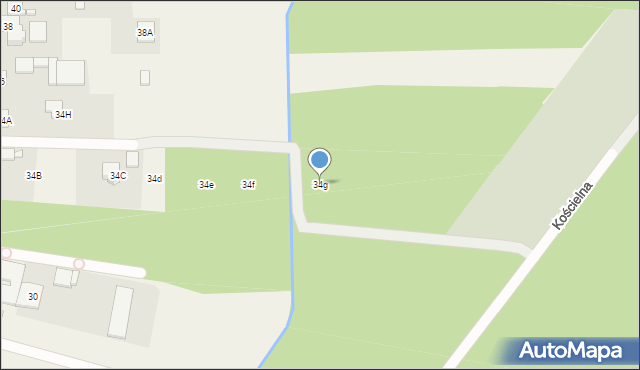 Mroków, Aleja Krakowska, 34g, mapa Mroków