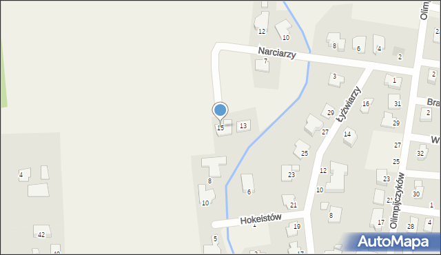 Niemcz, Alpejczyków, 15, mapa Niemcz