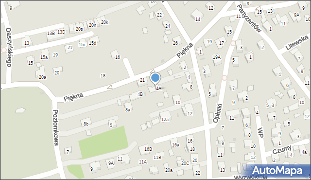 Niepołomice, Aleja Dębowa, 6a, mapa Niepołomice