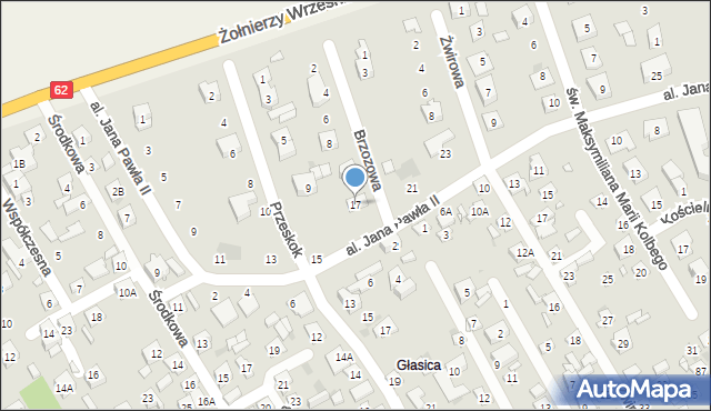 Nowy Dwór Mazowiecki, Aleja Jana Pawła II, 17, mapa Nowy Dwór Mazowiecki