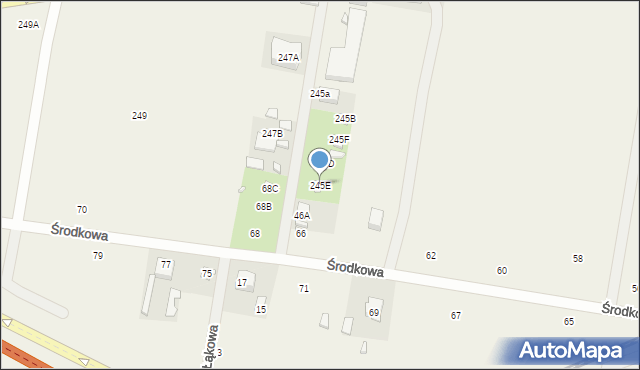 Opacz-Kolonia, Aleje Jerozolimskie, 245E, mapa Opacz-Kolonia