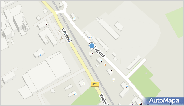 Opole, Aleja Przyjaźni, 1a, mapa Opola