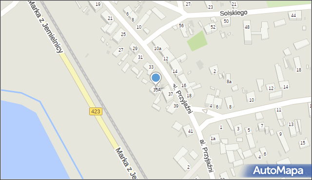 Opole, Aleja Przyjaźni, 35A, mapa Opola