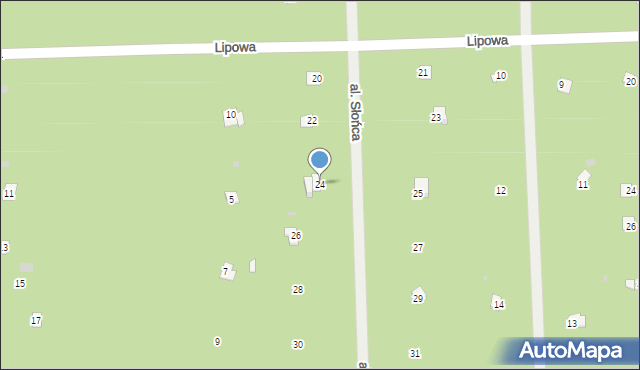 Osiedle Wilga, Aleja Słońca, 24, mapa Osiedle Wilga