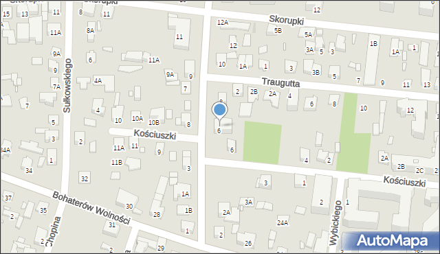 Piastów, Aleja Piłsudskiego Józefa, marsz., 6A, mapa Piastów