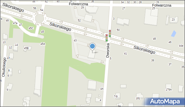 Piotrków Trybunalski, Aleje Sikorskiego Władysława, gen., 43, mapa Piotrków Trybunalski