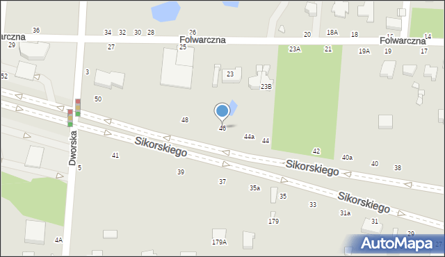 Piotrków Trybunalski, Aleje Sikorskiego Władysława, gen., 46, mapa Piotrków Trybunalski