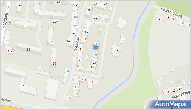 Pisz, Aleja Piłsudskiego Józefa, marsz., 18, mapa Pisz