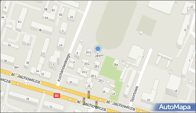 Płock, Aleja Jachowicza Stanisława, 28/3, mapa Płock