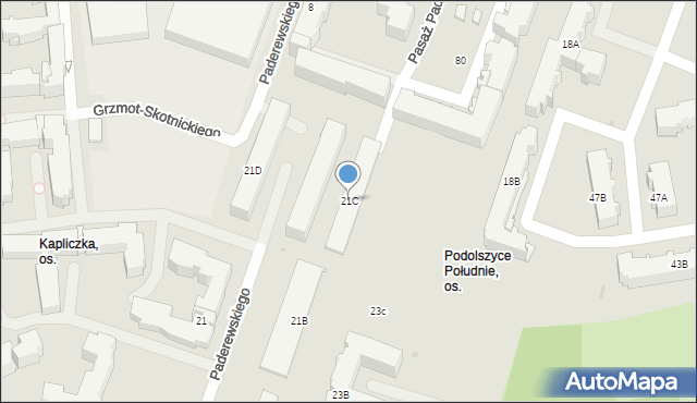 Płock, Aleja Jana Pawła II, 21C, mapa Płock