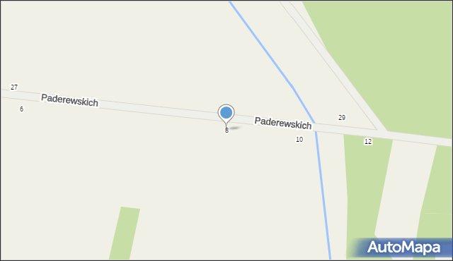 Pogorzelec, Aleja Paderewskich Haliny i Ignacego, 8, mapa Pogorzelec