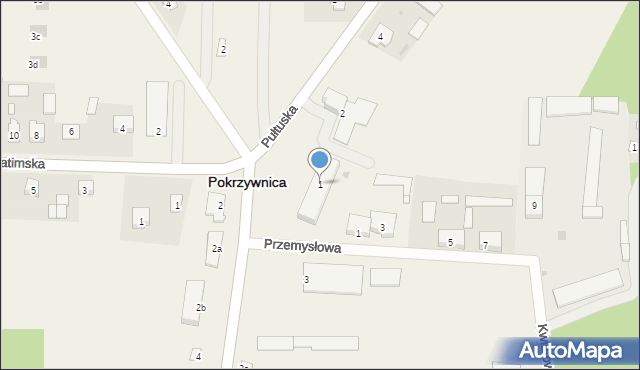 Pokrzywnica, Aleja Jana Pawła II, 1, mapa Pokrzywnica