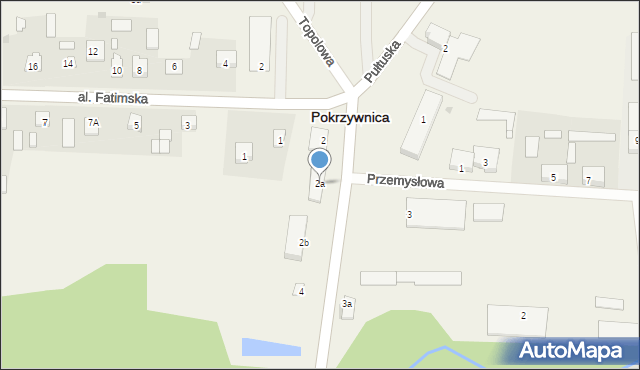 Pokrzywnica, Aleja Jana Pawła II, 2a, mapa Pokrzywnica