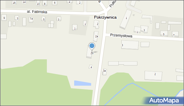 Pokrzywnica, Aleja Jana Pawła II, 2b, mapa Pokrzywnica