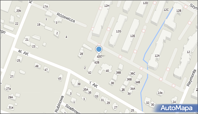Radzymin, Aleja Armii Krajowej, 42C, mapa Radzymin