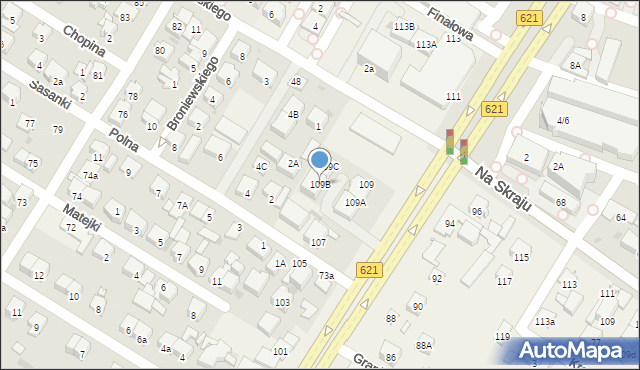 Raszyn, Aleja Krakowska, 109B, mapa Raszyn
