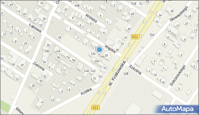 Raszyn, Aleja Krakowska, 35A, mapa Raszyn