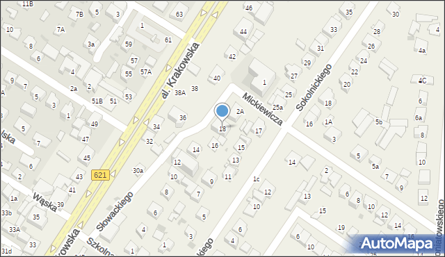 Raszyn, Aleja Krakowska, 36b, mapa Raszyn