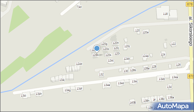 Rzeszów, Aleja Sikorskiego Władysława, gen., 120u, mapa Rzeszów