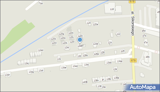 Rzeszów, Aleja Sikorskiego Władysława, gen., 124b, mapa Rzeszów