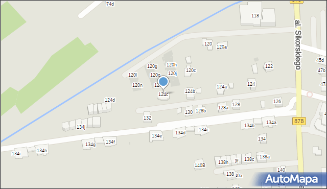 Rzeszów, Aleja Sikorskiego Władysława, gen., 124c, mapa Rzeszów