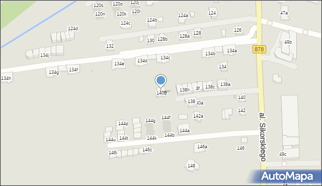 Rzeszów, Aleja Sikorskiego Władysława, gen., 140B, mapa Rzeszów