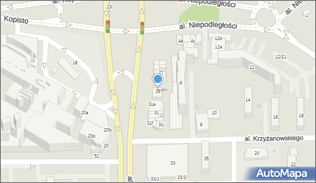 Rzeszów, Aleja Rejtana Tadeusza, 29, mapa Rzeszów