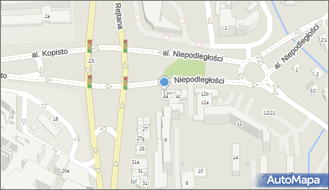 Rzeszów, Aleja Krzyżanowskiego Adama, prof., 6a, mapa Rzeszów