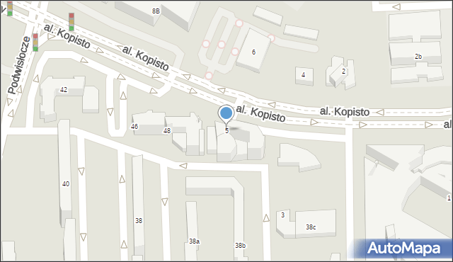 Rzeszów, Aleja Kopisto Wacława, mjr., 5, mapa Rzeszów