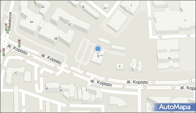 Rzeszów, Aleja Kopisto Wacława, mjr., 6, mapa Rzeszów