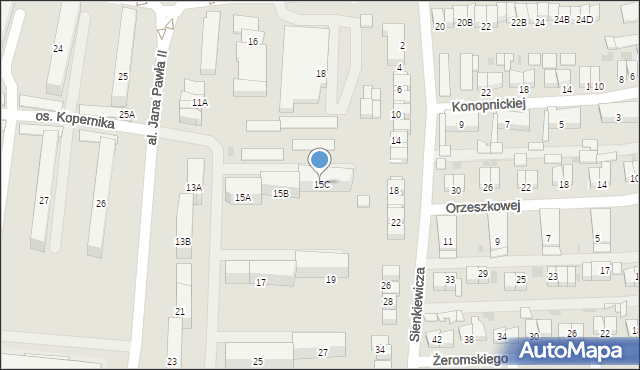 Starogard Gdański, Aleja Jana Pawła II, 15C, mapa Starogard Gdański