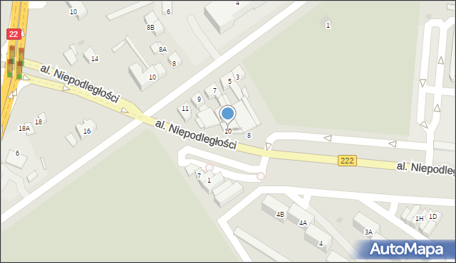 Starogard Gdański, Aleja Niepodległości, 10, mapa Starogard Gdański