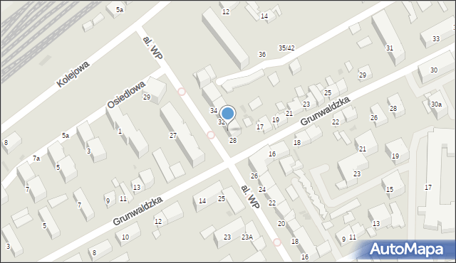 Starogard Gdański, Aleja Wojska Polskiego, 30, mapa Starogard Gdański