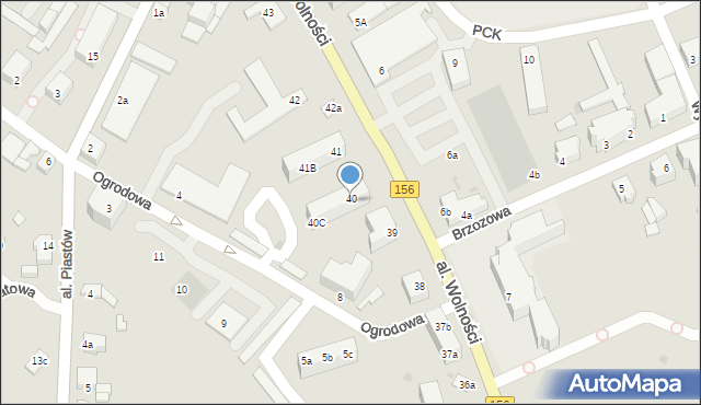 Strzelce Krajeńskie, Aleja Wolności, 40A, mapa Strzelce Krajeńskie