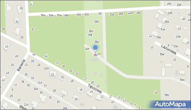 Świdnik, Aleja NSZZ Solidarność, 36c, mapa Świdnika