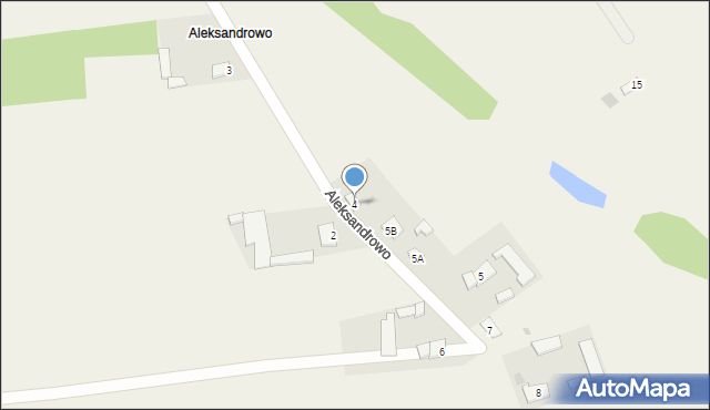 Unierzyż, Aleksandrowo, 4, mapa Unierzyż