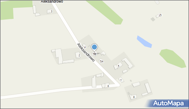 Unierzyż, Aleksandrowo, 5B, mapa Unierzyż